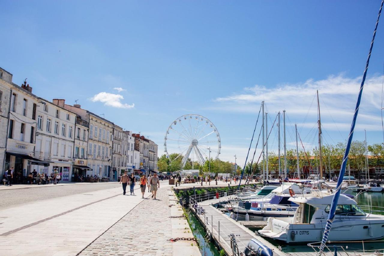 Charmant Cocon Iode Cosy Equipe, Baigne De Lumiere, Situe Au Coeur De La Rochelle A 1Min A Pied Du Marche Central Avec Tv Et Wifi Esterno foto